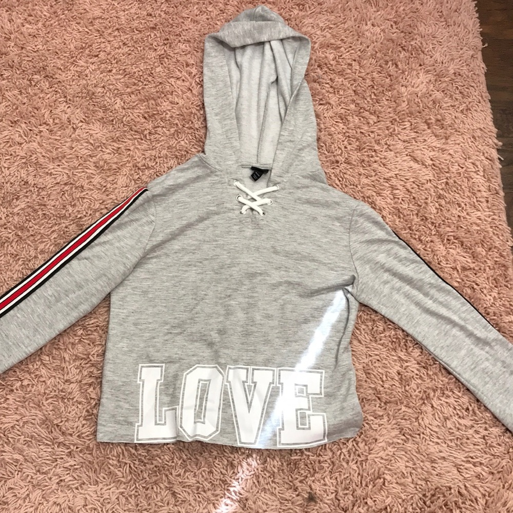 Grey hoodie